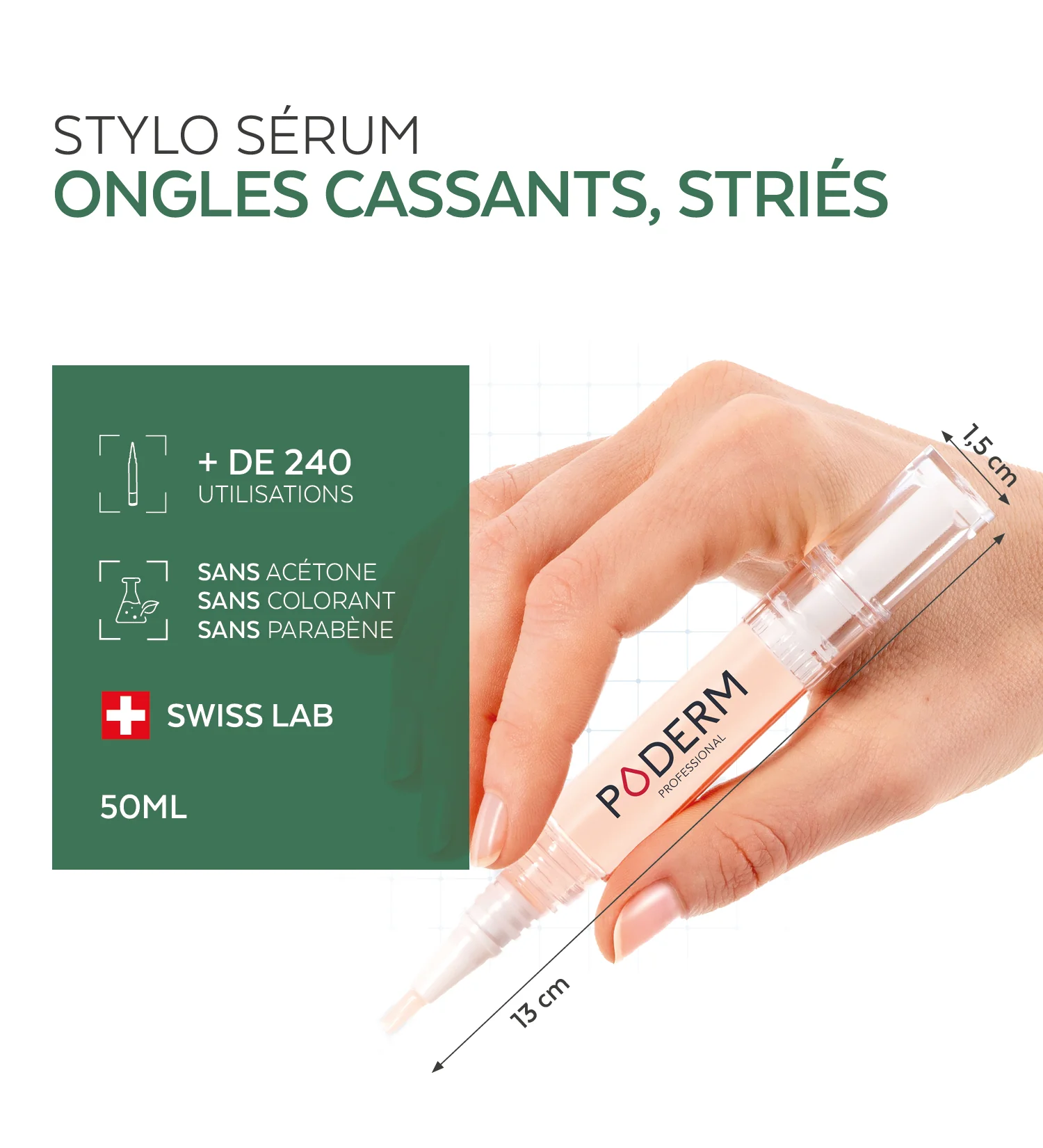 Stylo Durcisseur Ongles Cassants, Striés - Image 6