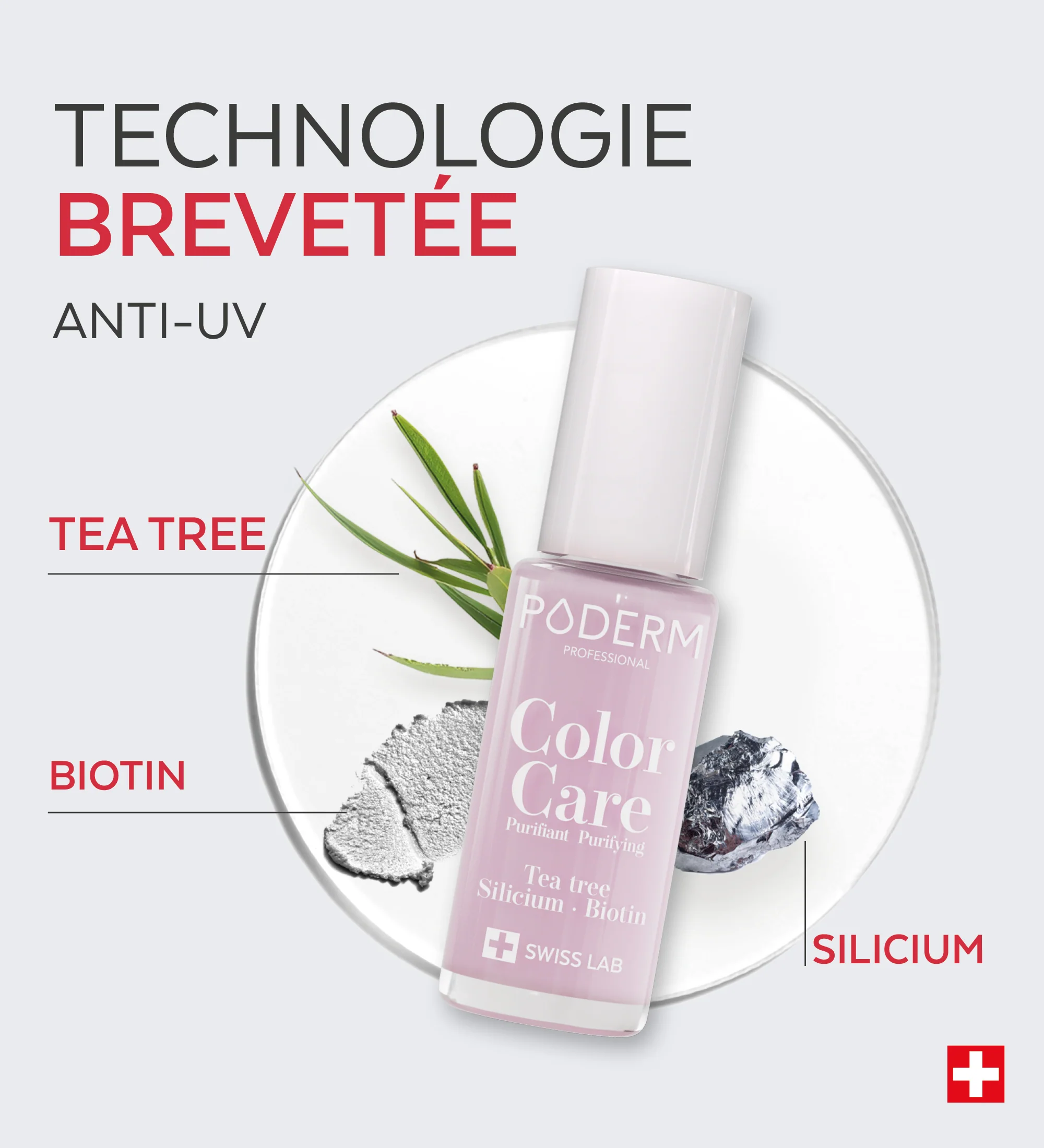 Vernis Color Care Tea Tree - Baby Pink - Image 4