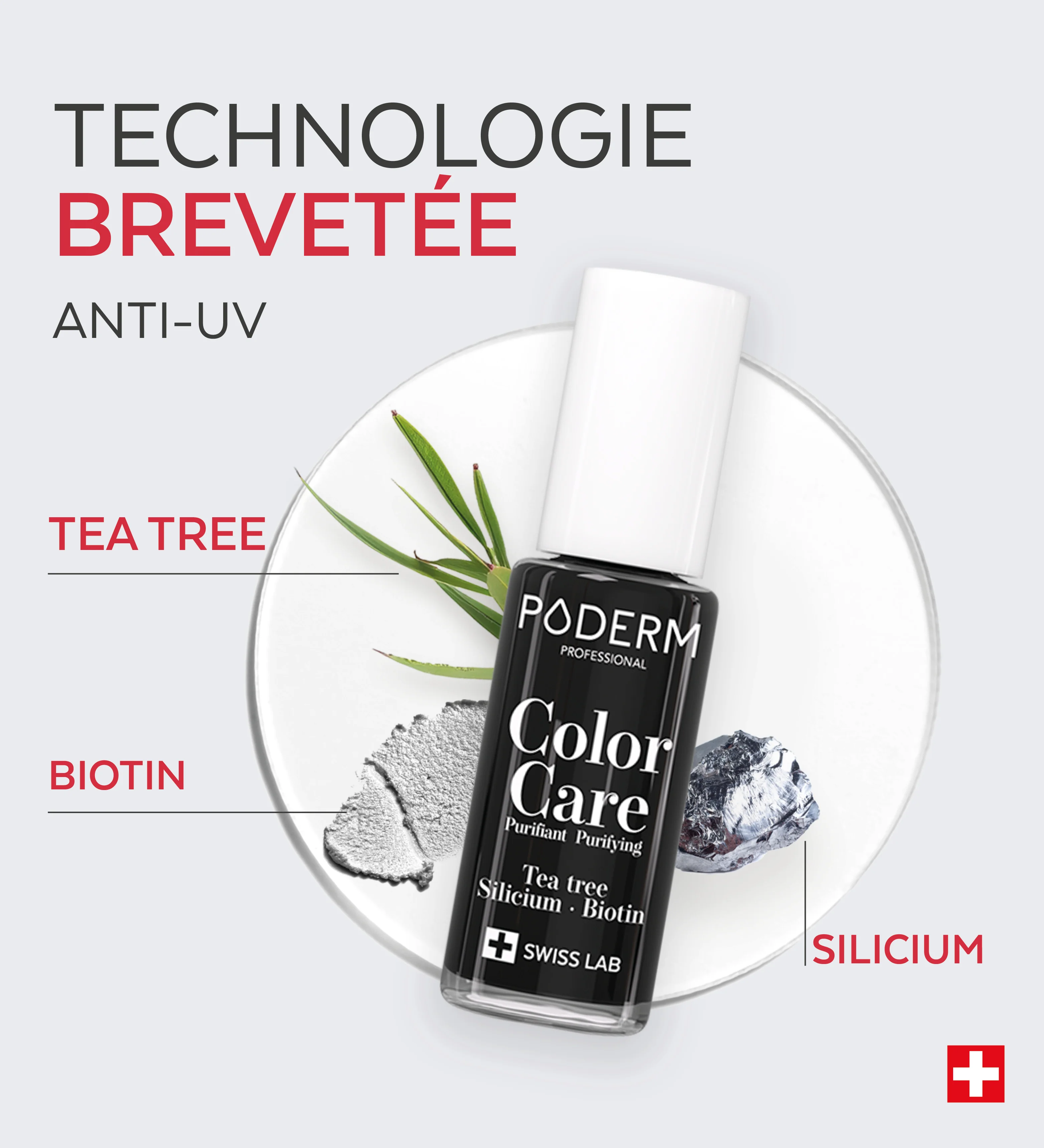 Vernis Color Care Tea Tree - Noir - Image 4