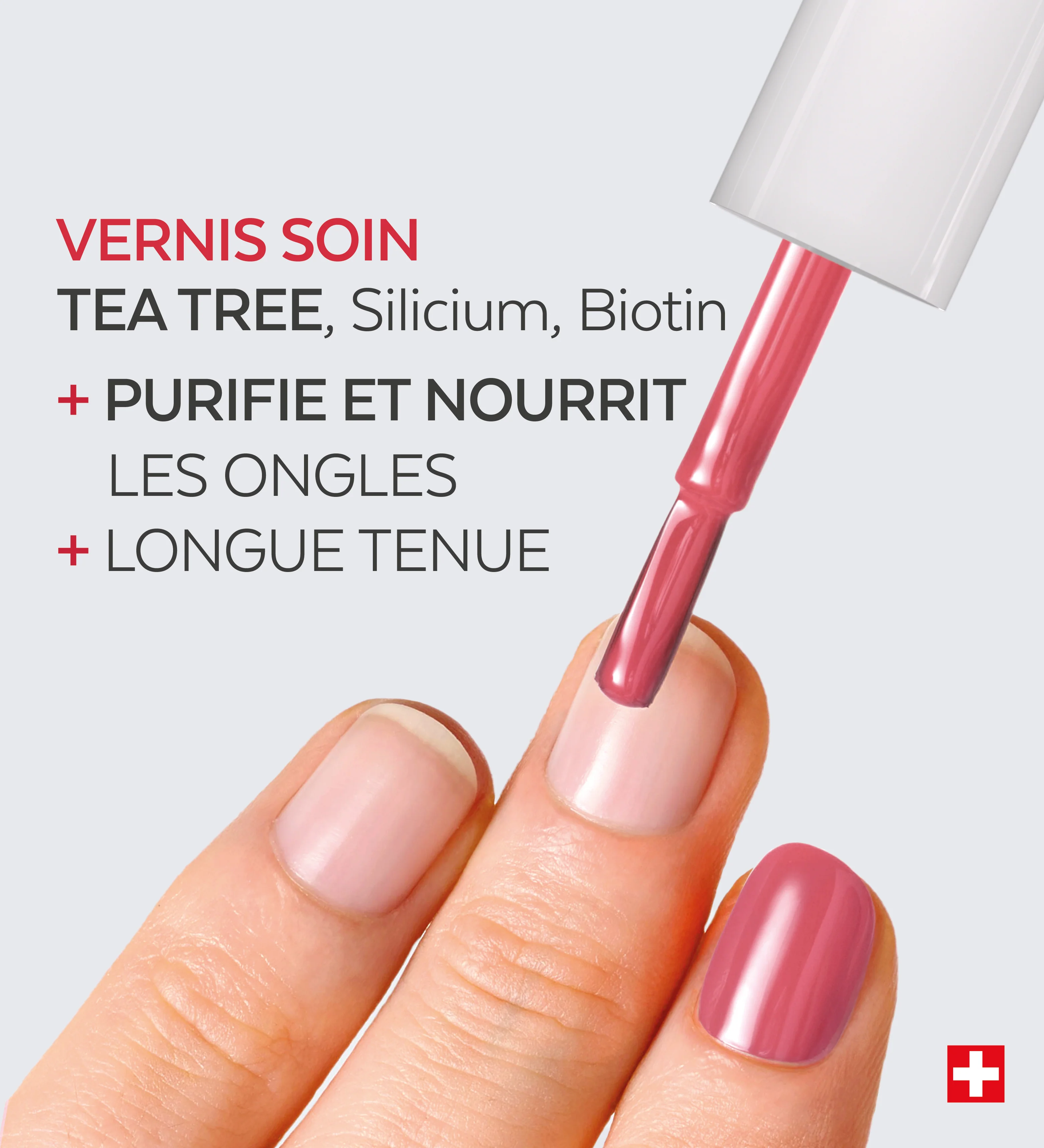 Vernis Color Care Tea Tree - Bois de Rose - Image 3