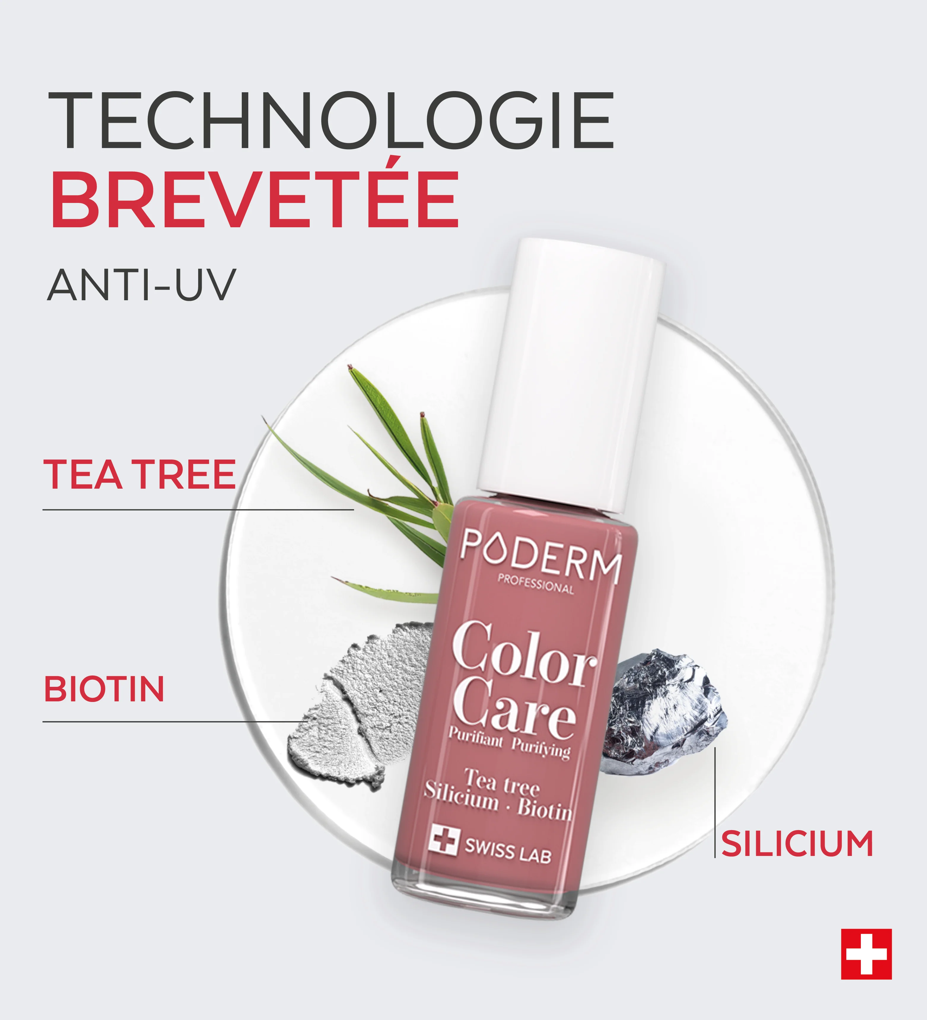 Vernis Color Care Tea Tree - Bois de Rose - Image 4