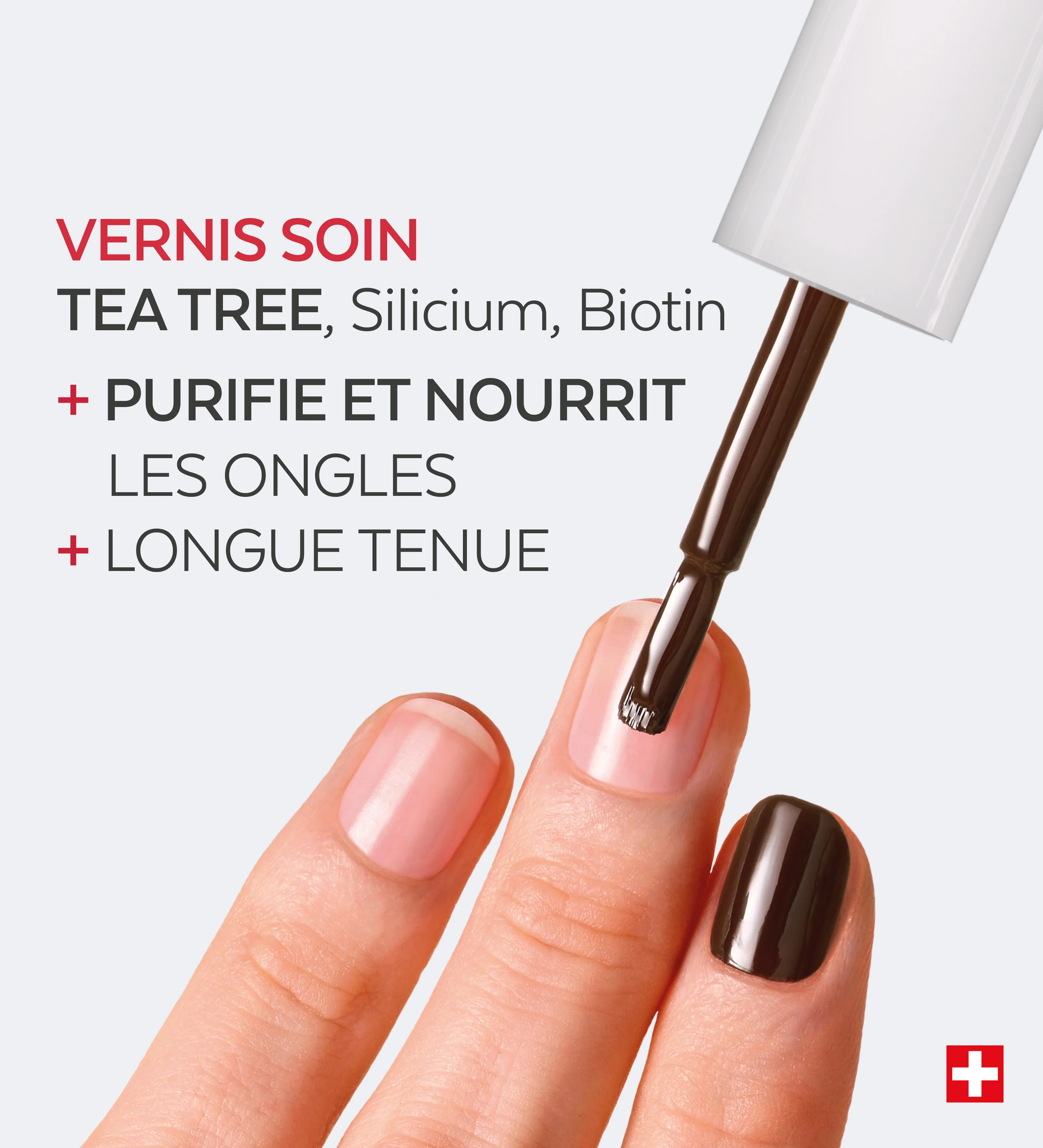 Vernis Color Care Tea Tree - Brun - Image 3