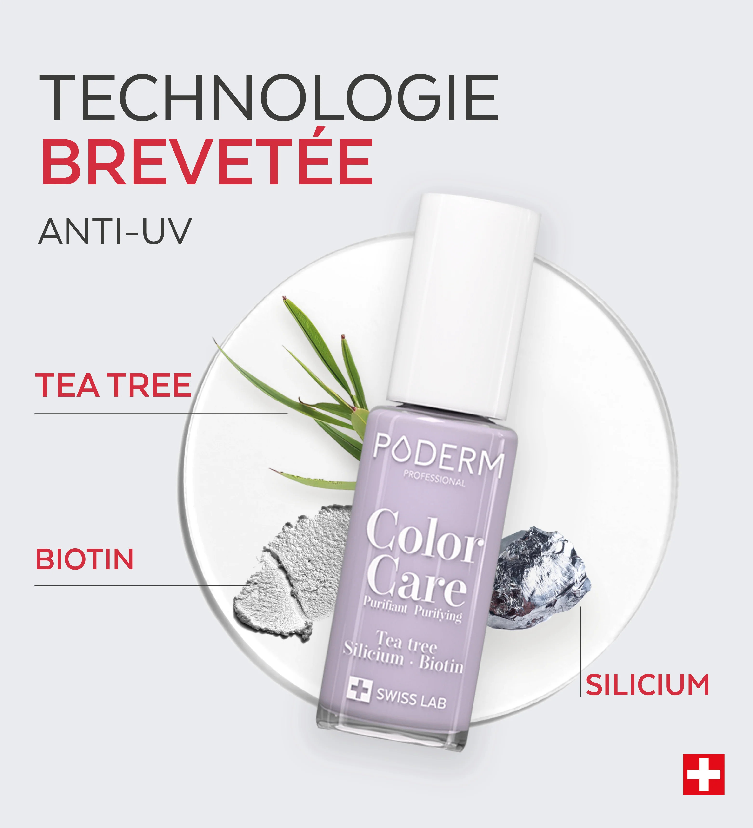 Vernis Color Care Tea Tree - Lilas - Image 4