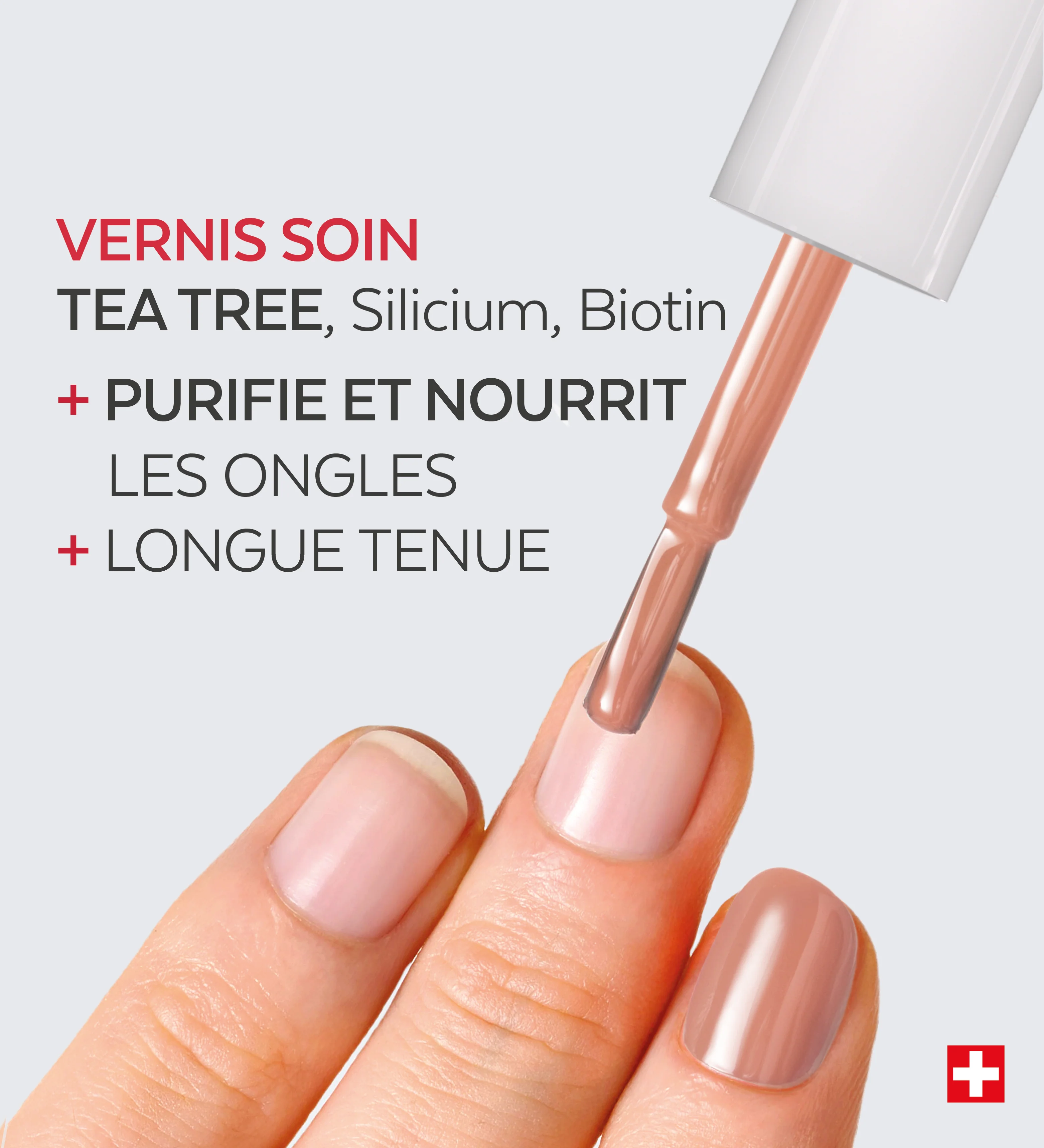 Vernis Color Care Tea Tree - Nude Beige - Image 3