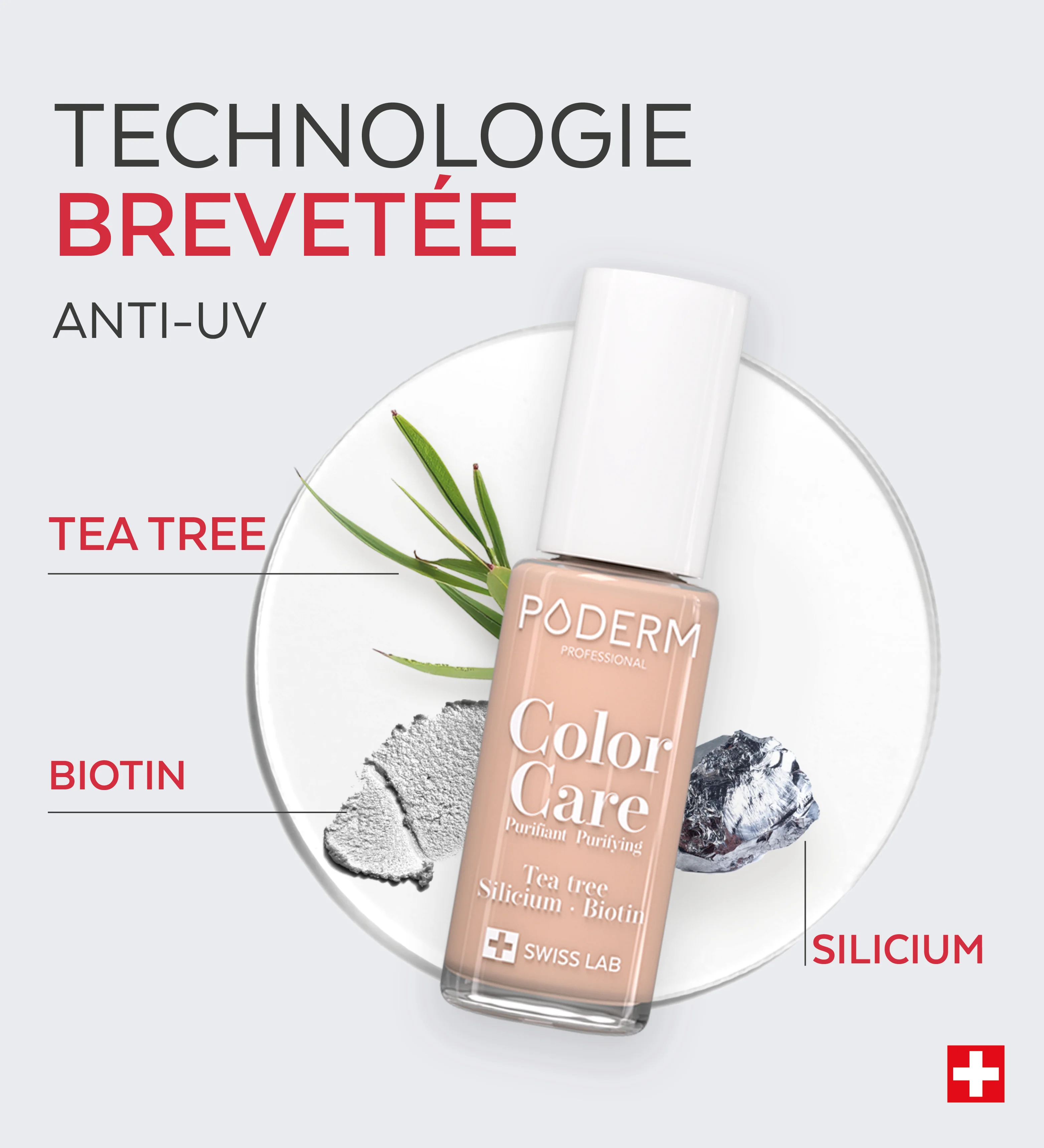 Vernis Color Care Tea Tree - Nude Beige - Image 4