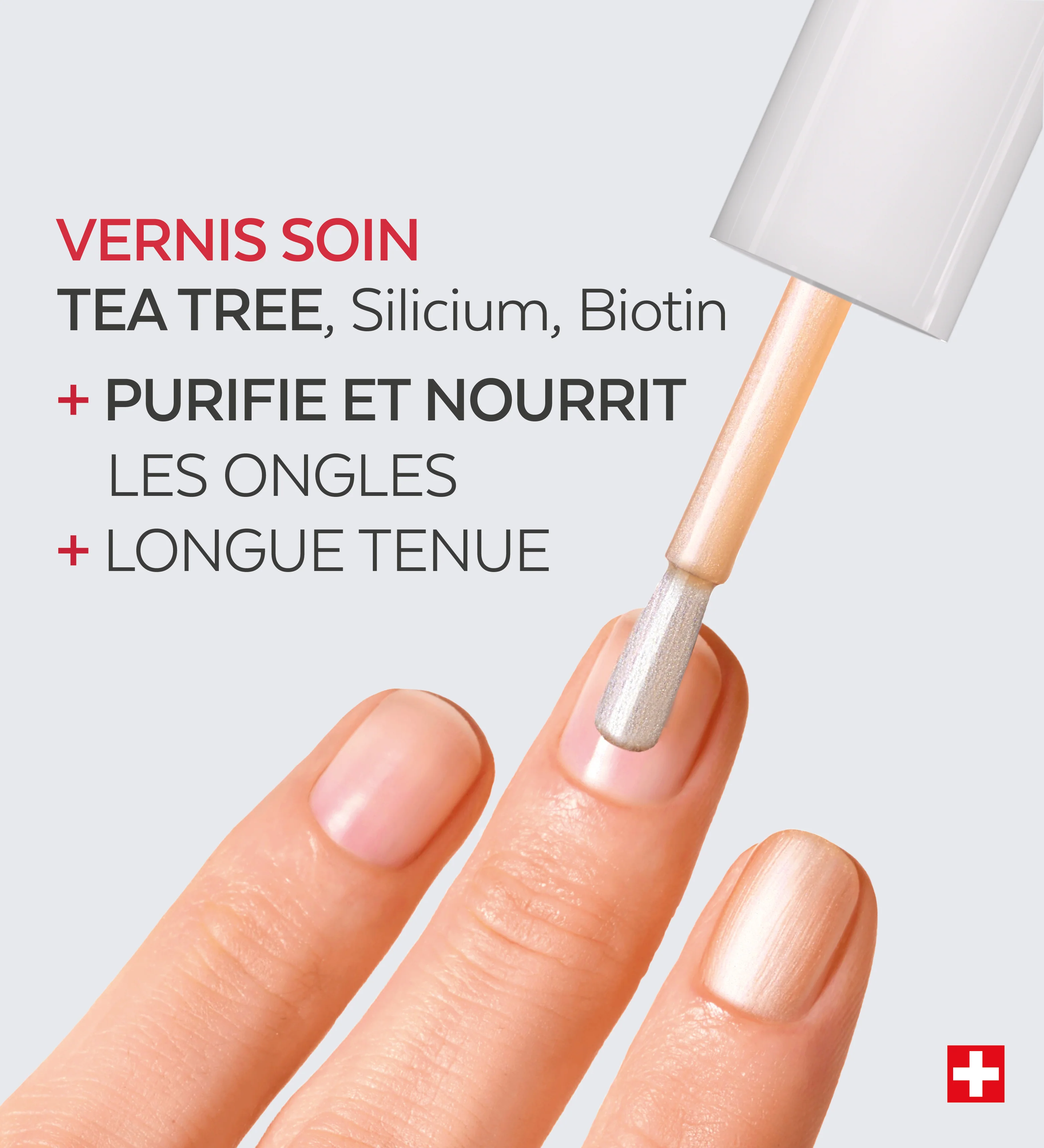 Vernis Color Care Tea Tree - Or Brillant - Image 3