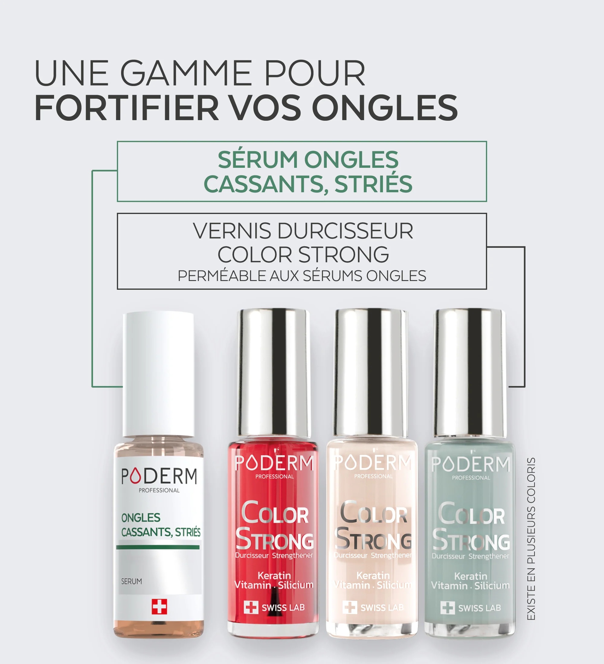 Vernis Color Strong Durcisseur - Rose poudré - Image 5