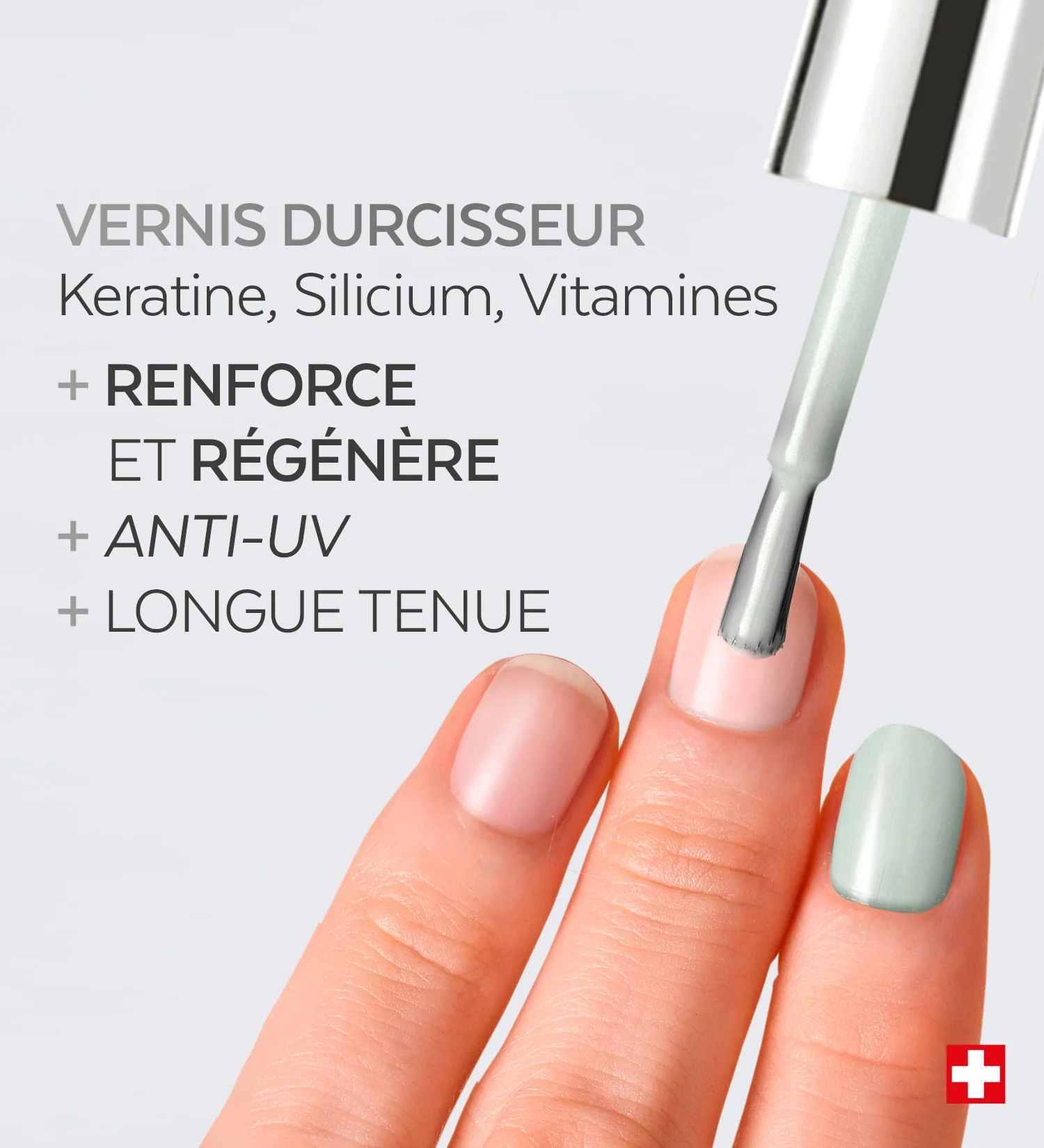 Vernis Color Strong Durcisseur - Soft sage - Image 3