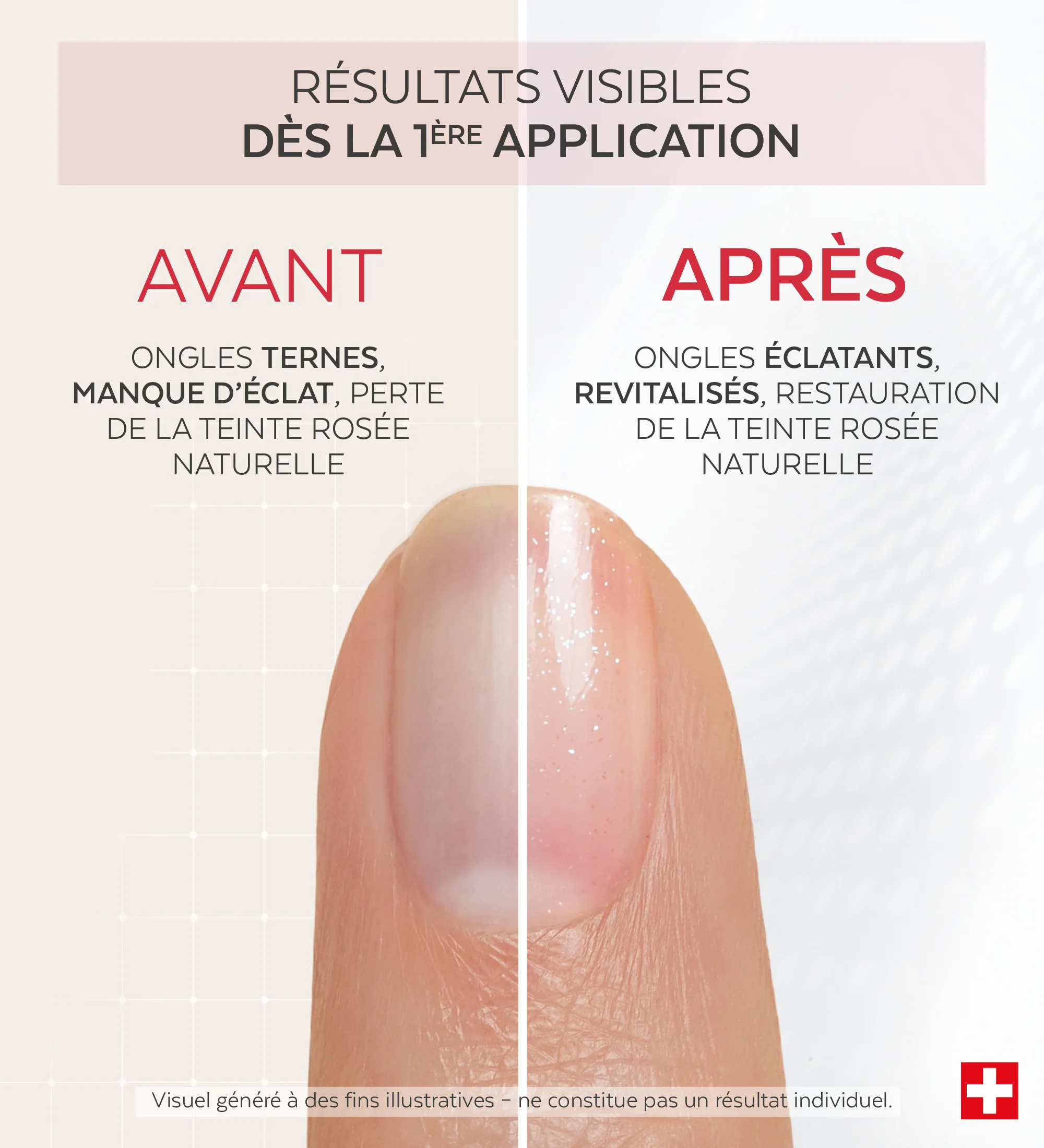 Vernis Booster éclat Biopeptides - Nail Corrector - Image 3